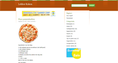 Desktop Screenshot of lekker-koken.be